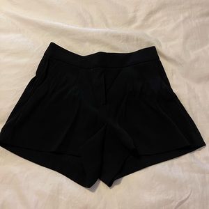 Babaton black dress shorts